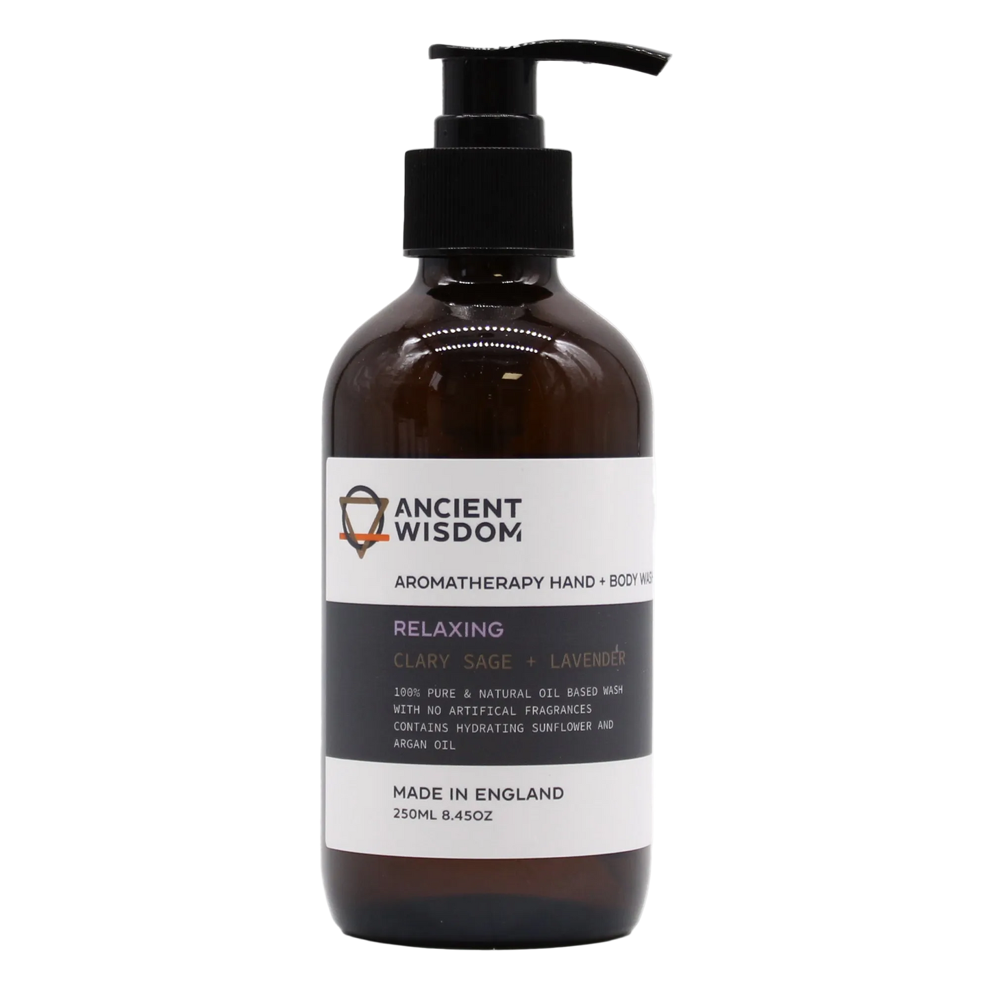 Aromaterapinis rankų ir kūno prausiklis – „Atpalaiduojantis“ (Levanda ir Kvapusis šalavijas)