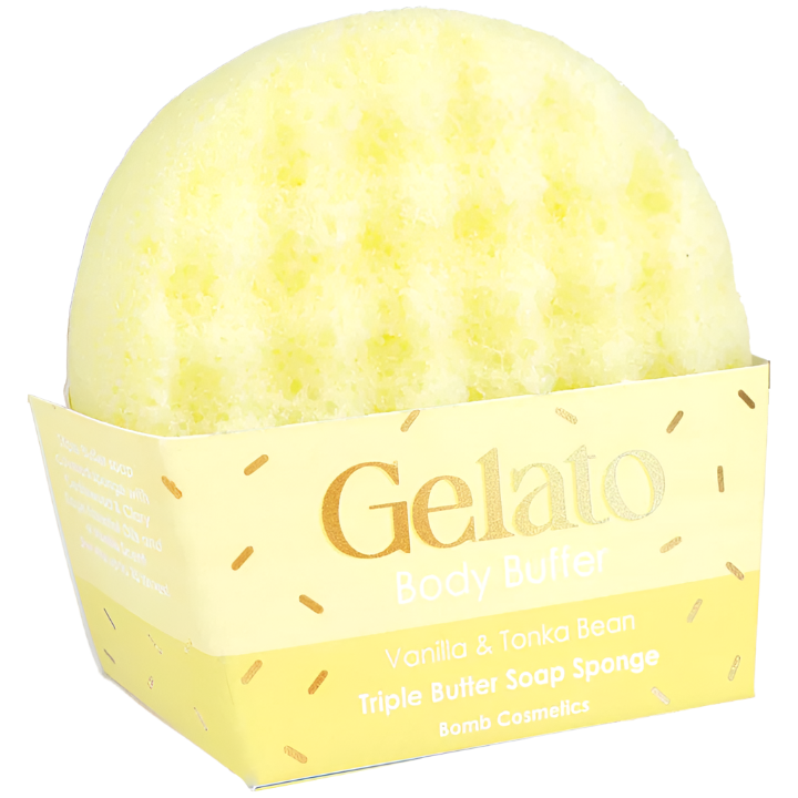 Kūno Šveitimo Muilo Kempinė "Vanilla & Tonka Gelato"