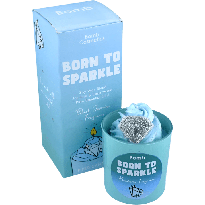 Žvakė stiklinėje "Born to Sparkle" - Spa4You