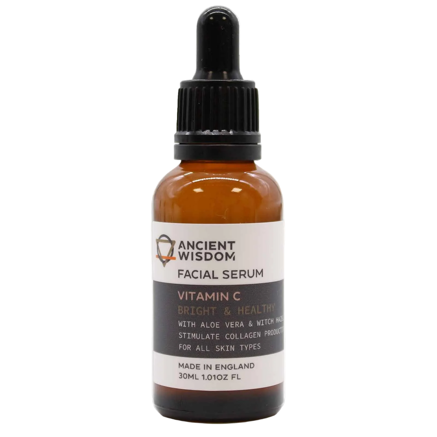 Skaistinamasis Vitamino C Veido Serumas su Alaviju ir Hamameliu (30 ml)