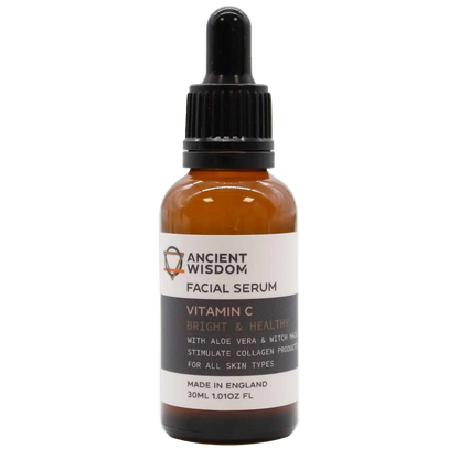 Skaistinamasis Vitamino C Veido Serumas su Alaviju ir Hamameliu (30 ml)