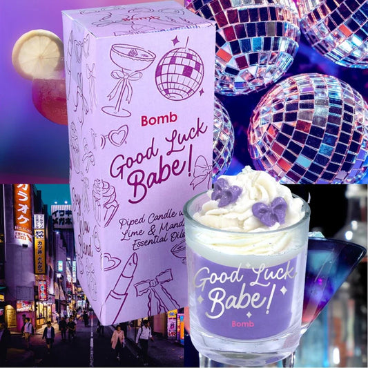 Žvakė – Good Luck Babe! Piped Candle - Spa4You