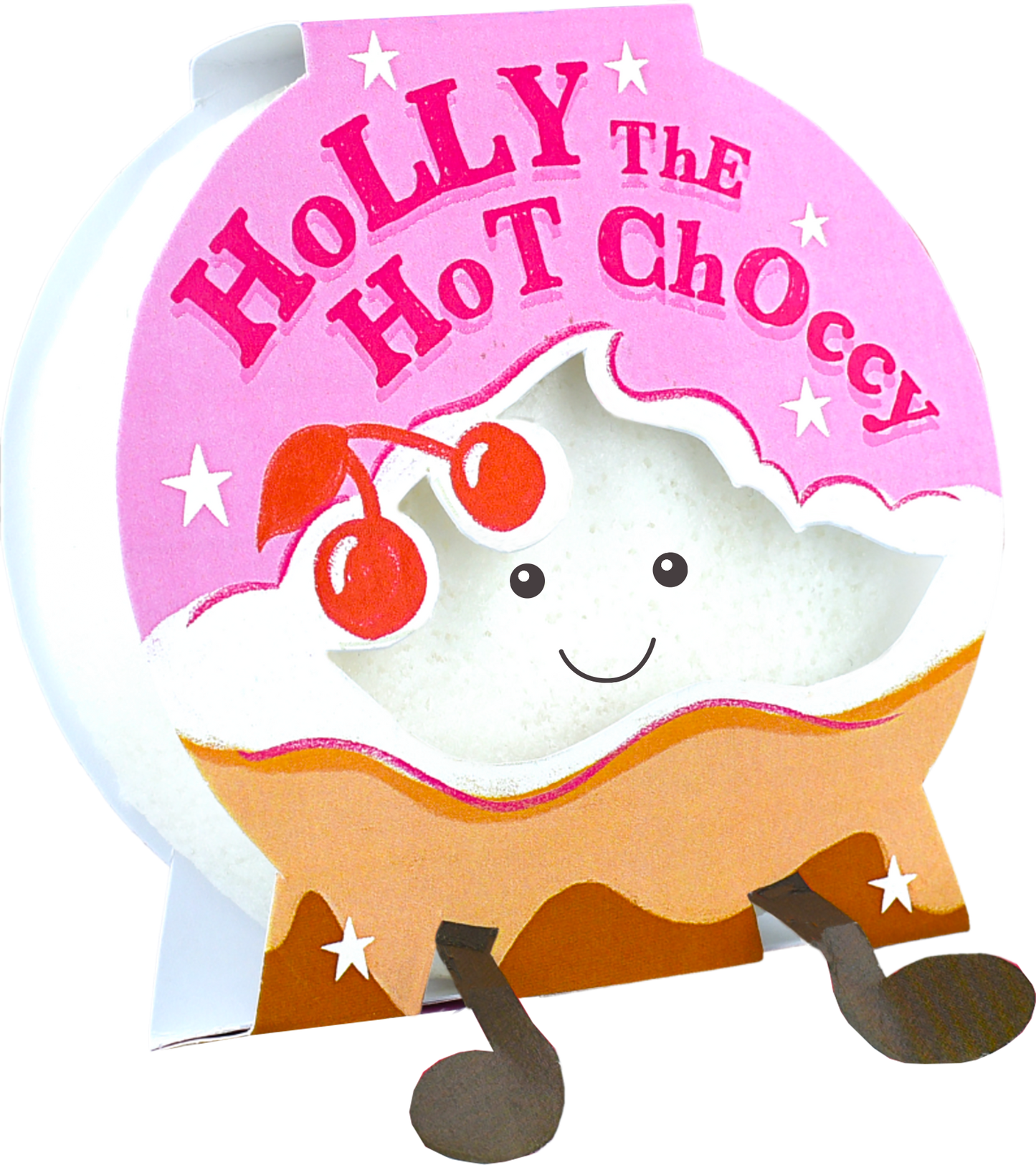 Šveičiamoji dušo kempinė – Holly the Hot Chocolate - Spa4You