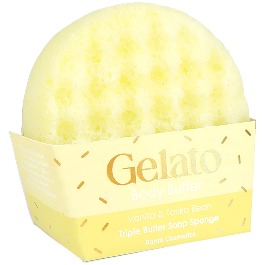 Kūno Šveitimo Muilo Kempinė "Vanilla & Tonka Gelato"