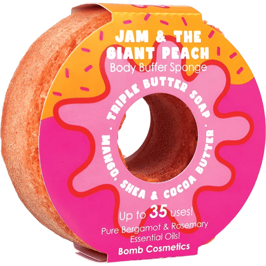 Kūno Šveitimo Kempinė "Džemas ir Milžiniškas Persikas" - Spa4You