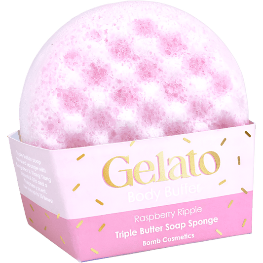 Kūno Šveitimo Muilo Kempinė "Raspberry Ripple Gelato" - Spa4You