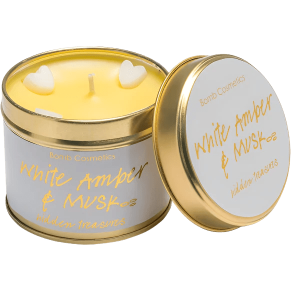 Žvakė Skardinėje "White Amber & Musk" - Spa4You