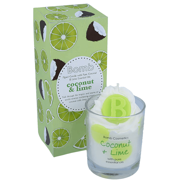 Žvakė Stikliniame Indelyje "Kokosų ir Laimo" - Spa4You